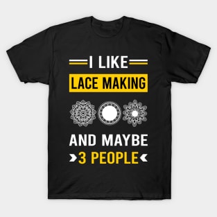 3 People Lace Making Lacemaking T-Shirt